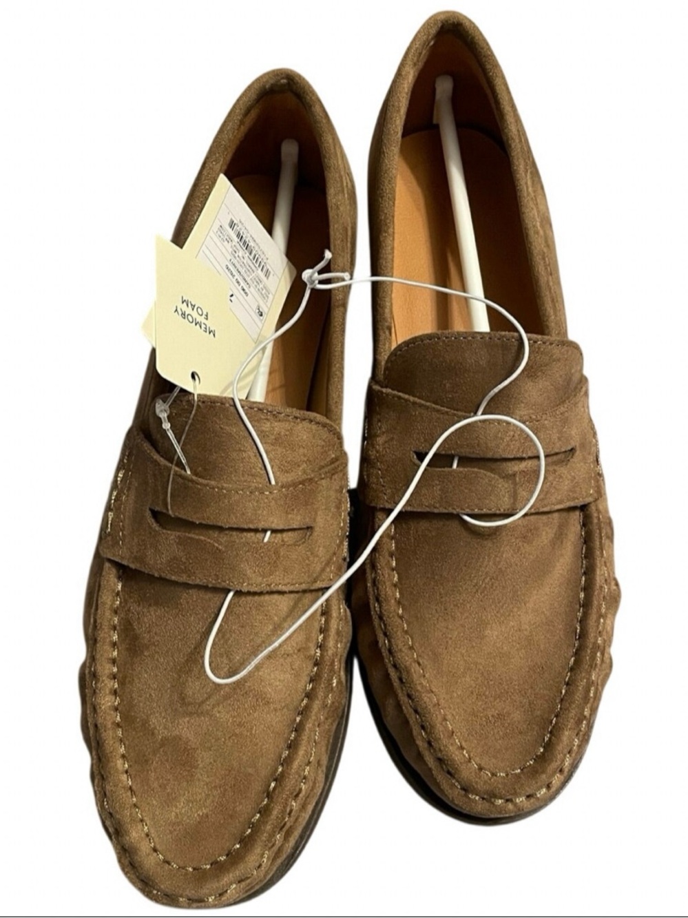 Universal Thread Women's Suede Penny Loafers in Brown